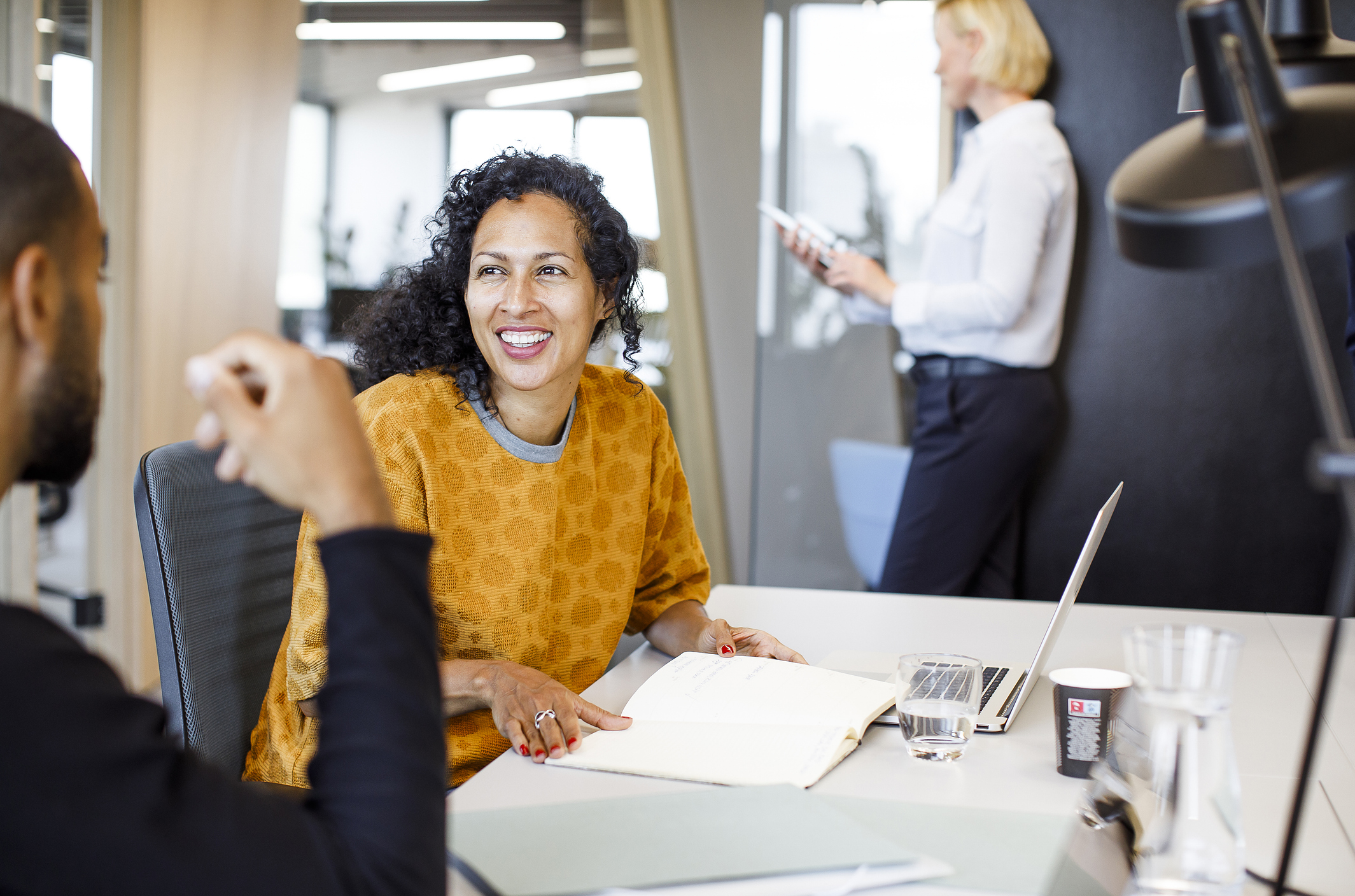 People working together in an office